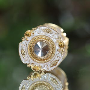 Gold or Silver Crystal Urn Hourglass