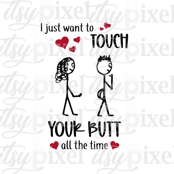 Touch the Butt Etsy