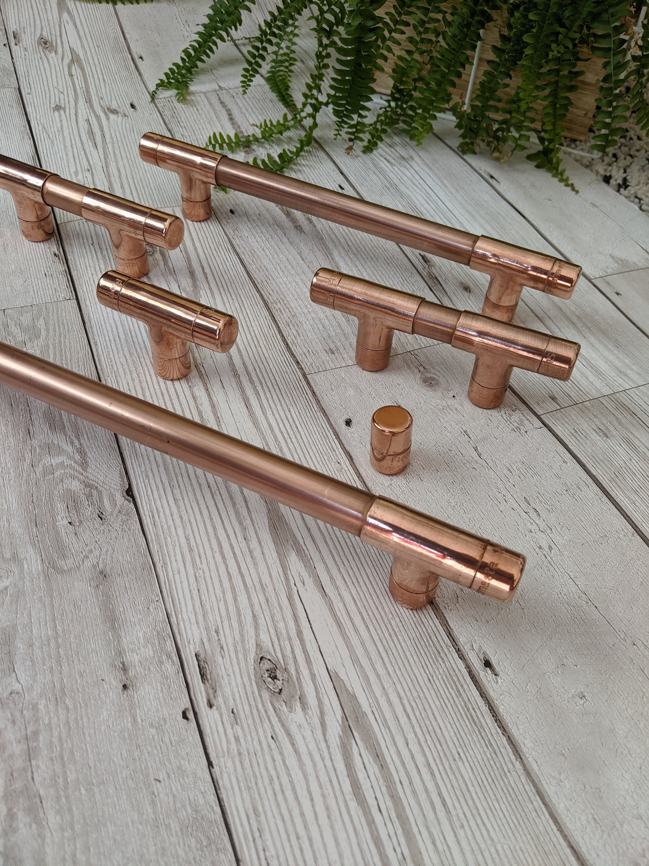 Handmade Copper T Handles Copper Kitchen Handles Etsy UK