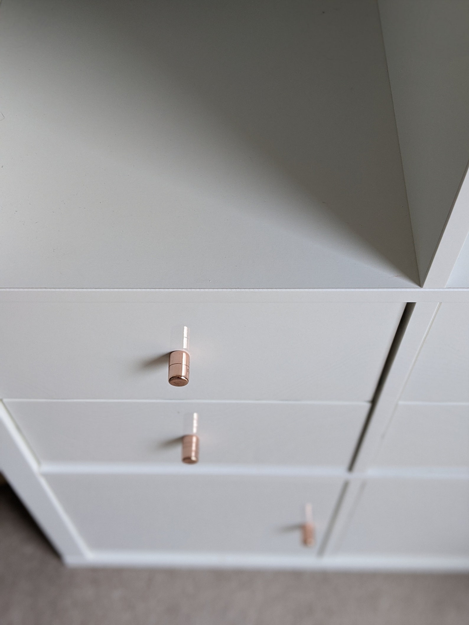 IKEA KALLAX Handmade Copper Cupboard Knob Drawer Knob Etsy