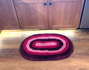 Amish Made Pretty In Pink Rug