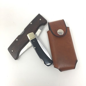 Amish Made Leder Messerscheide Beutel für Gürtel
