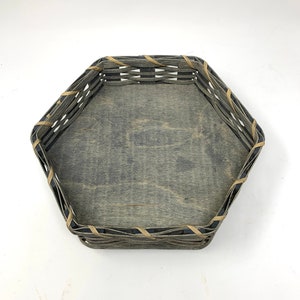 Amish Made Hexagon Lazy Susan in Blue