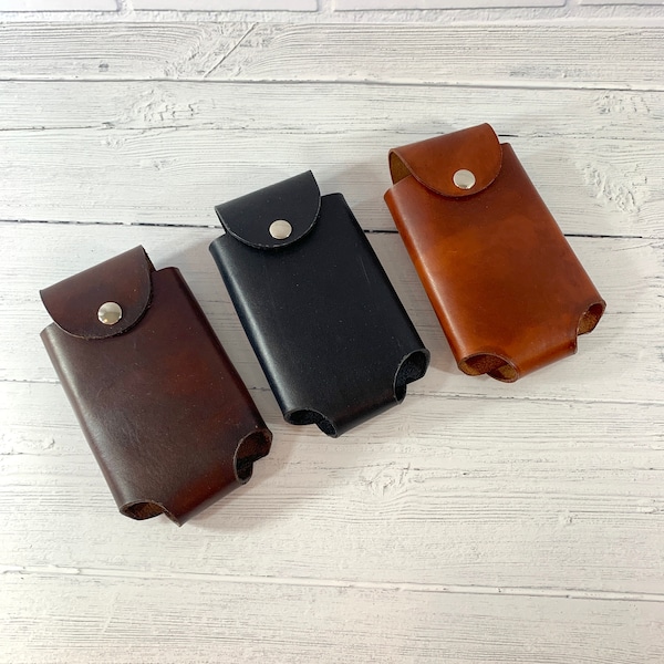 Amish Made Leather Phone Pouch for Apple® iPhone® XR - Very Nice!