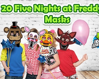 The Marionette Mask, FNAF Halloween Mask, Five Nights at Freddys