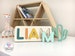 Engraved Wood Name Puzzle - Personalized Gift -  Baptism Gift Boy - Newborn Baby Girl -  1st Birthday Gift For Kids - Woodily Toys 