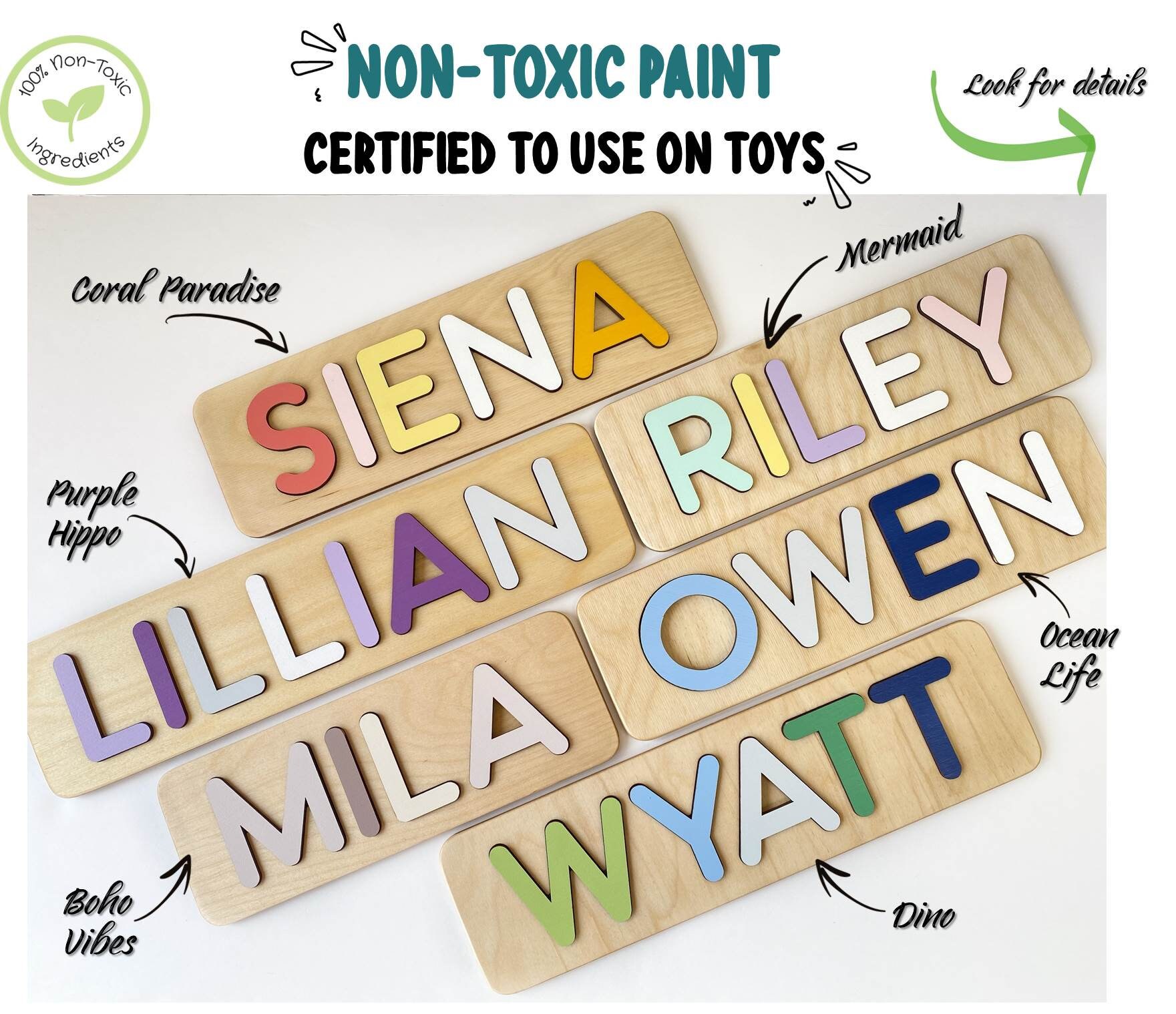 Baby Christmas Gift from Aunt and Uncle Wooden Name Puzzle Etsy