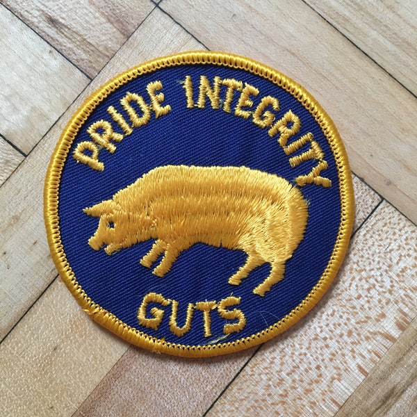 Pride Integrity Guts P.I.G Vintage Rare Retro L@@K