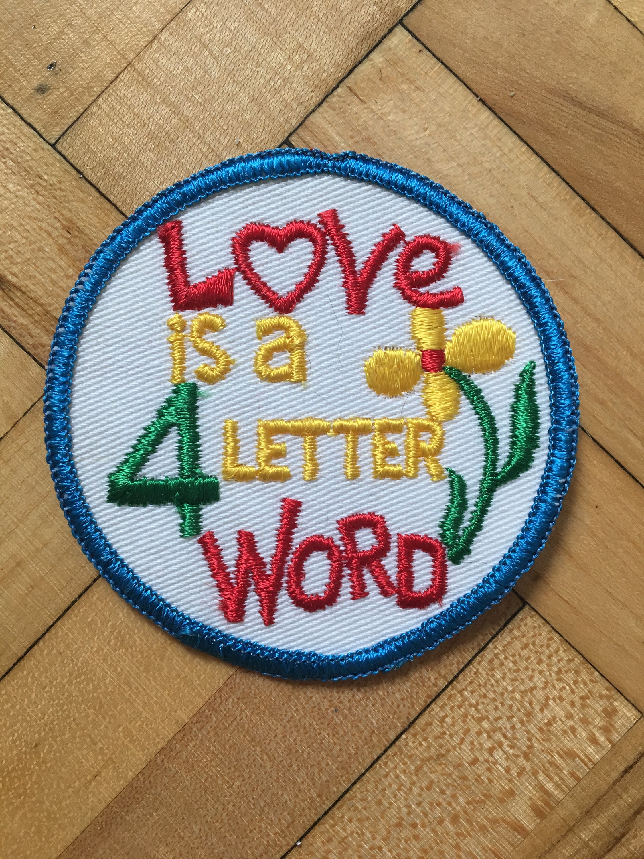 小物 LOV Love is a 4 Letter Word Vintage Rare Retro L@@K - Etsy