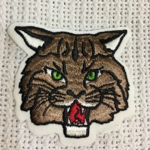 Vintage BOBCAT LYNX Patch Rare Retro L@@K WILD Cat
