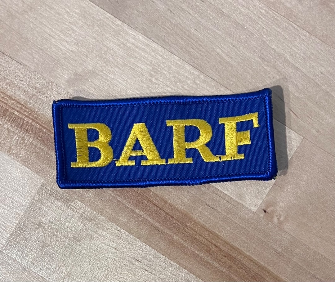 Vintage BARF Patch Rare Retro L@@K Military Slogans Exc - Etsy