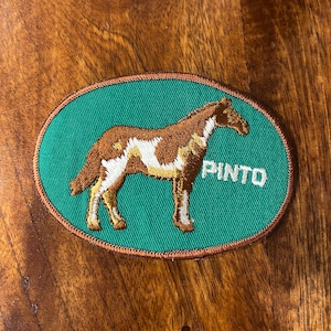 Vintage PINTO HORSE Patch Rare Retro L@@K Beautiful