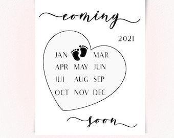 free printable pregnancy announcement calendar may 2021 Pregnancy Announcement Calendar May 2021 Social Media Etsy free printable pregnancy announcement calendar may 2021