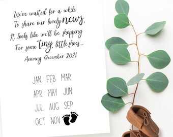 Fevrier 22 Calendrier Des Citations Dannonce De Grossesse Etsy Fevrier 22 Calendrier Des Citations Dannonce De Grossesse Etsy
