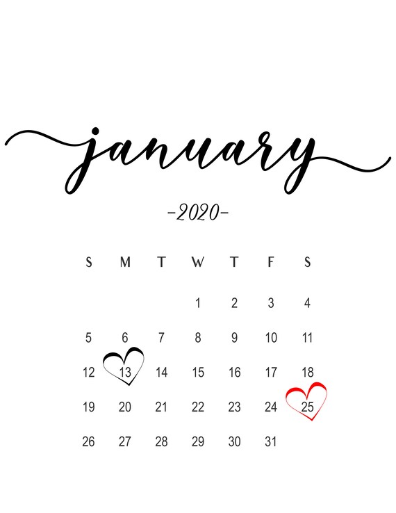 pregnancy announcement calendar january 2020 social media baby announcement idea expecting custom calendar idea baby due date january january 2020 calendar waterproof