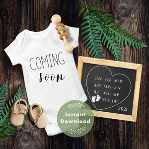 Annonce Neutre De Bebe Pour Les Medias Sociaux Fichier Etsy