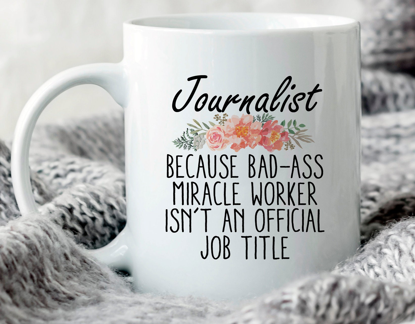 Journalist Mug Journalist Gift Journalist Degree Jouranlist Etsy