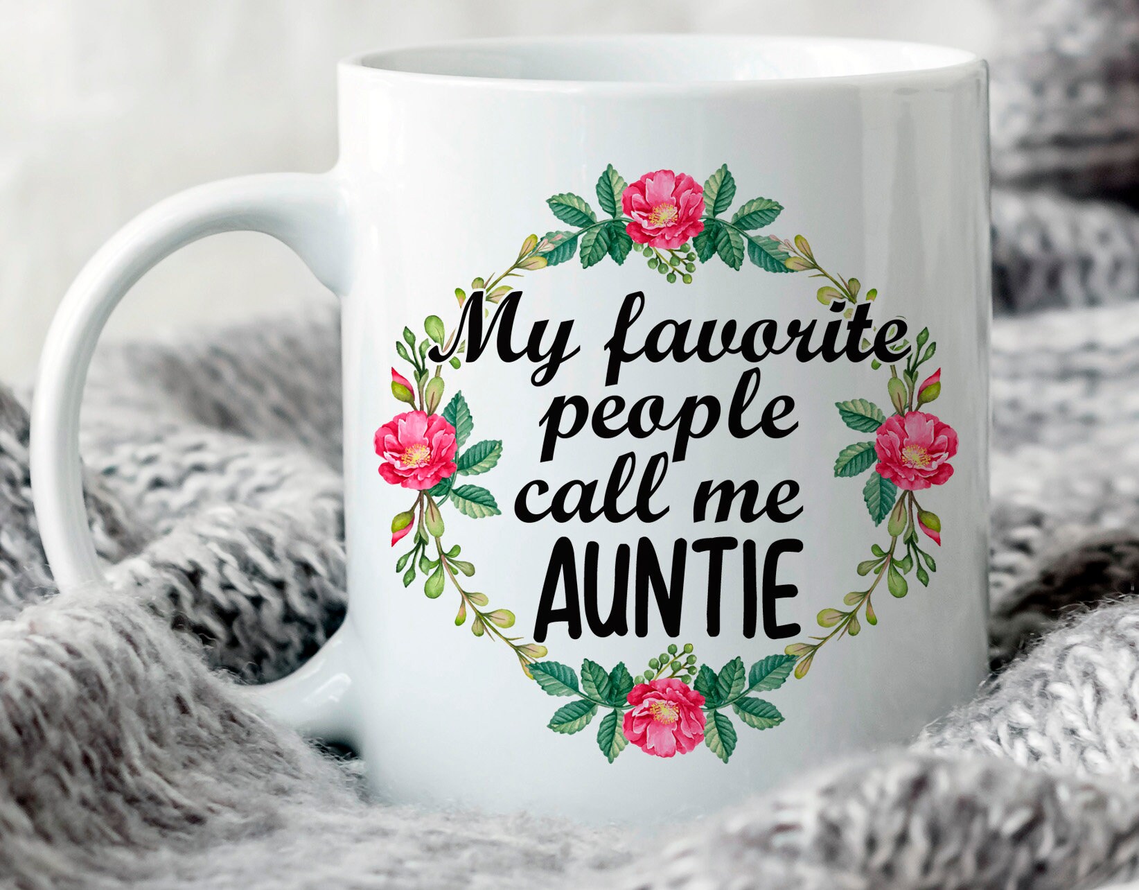 My favorite people call me auntie mug auntie mug auntie cup  etsy