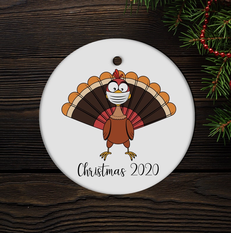 Turkey Ornament Turkey Christmas Tree Ornament Turkey Etsy