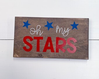 4th of July, tiered tray decor, USA, Memorial Day, Independence Day, coffee bar sign, rustic sign, patriotic, Fourth of July, rae dunn decor