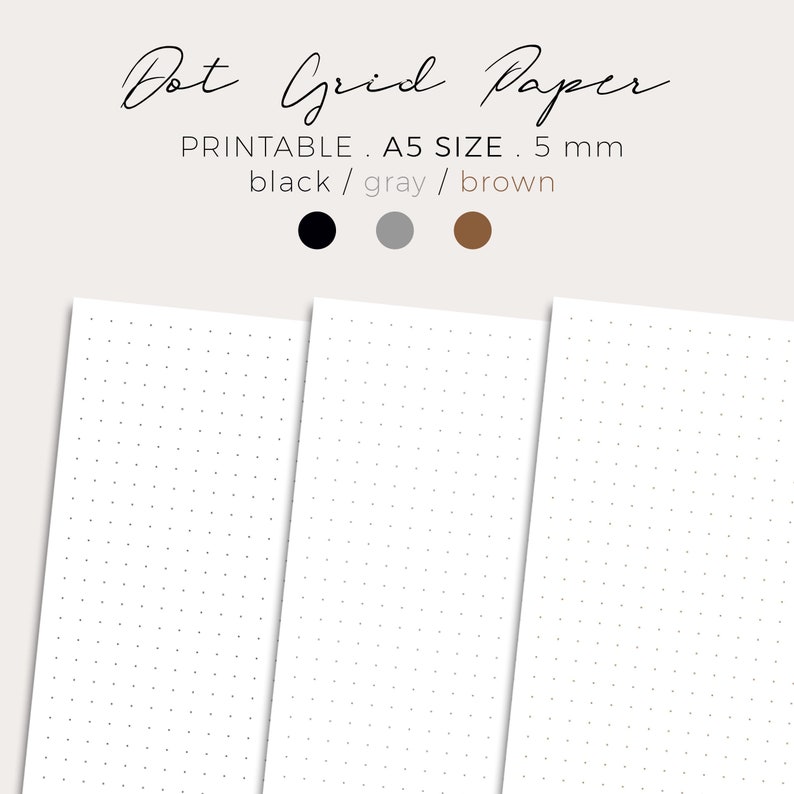 printable-a5-dot-grid-paper-a5-bullet-journal-dot-grid-paper-etsy