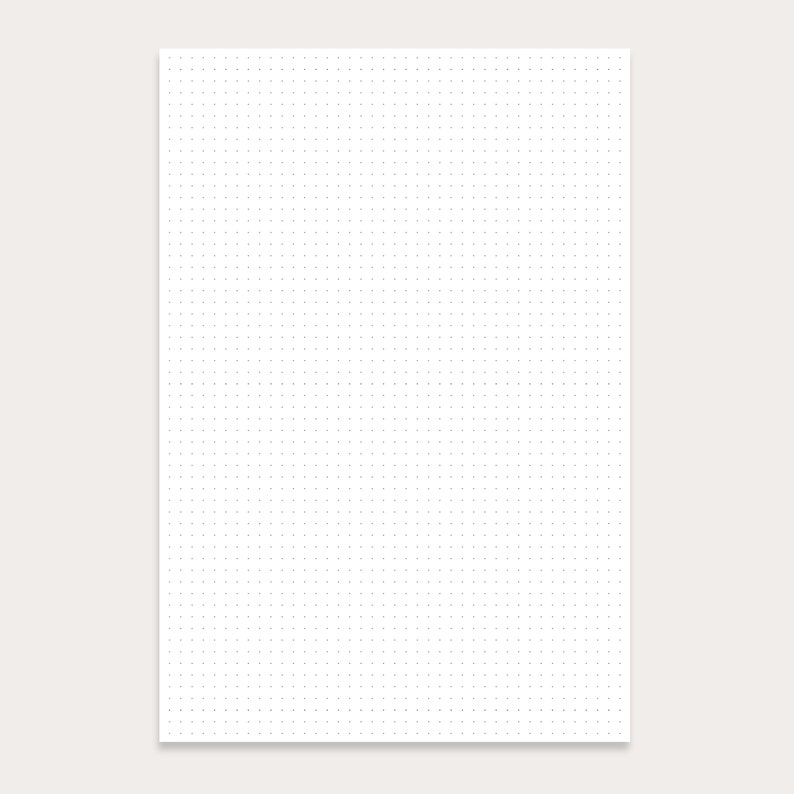 printable a4 dot grid paper bullet journal dot grid paper