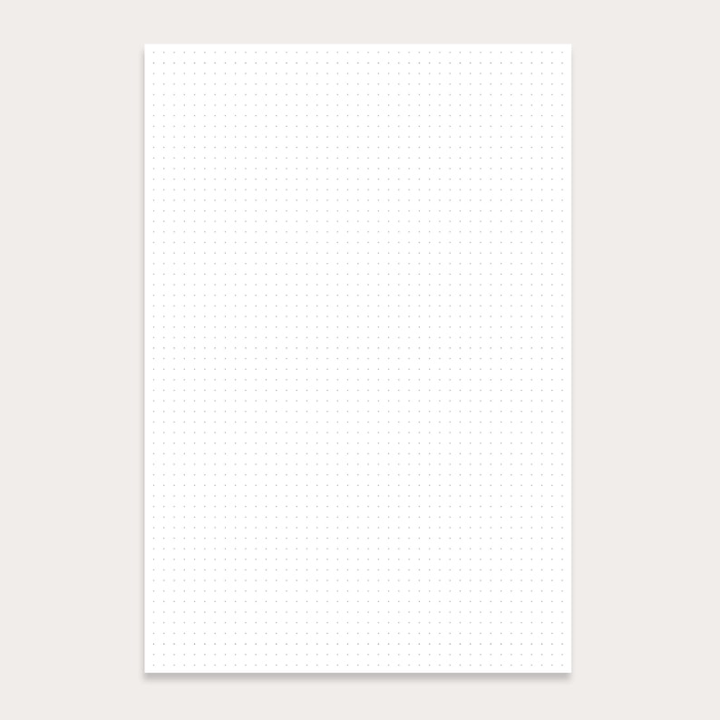 printable a4 dot grid paper bullet journal dot grid paper