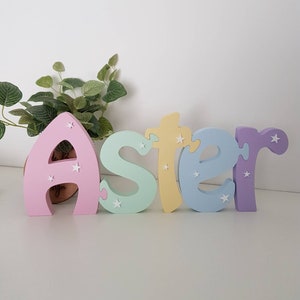 Personalised Jigsaw style Name freestanding