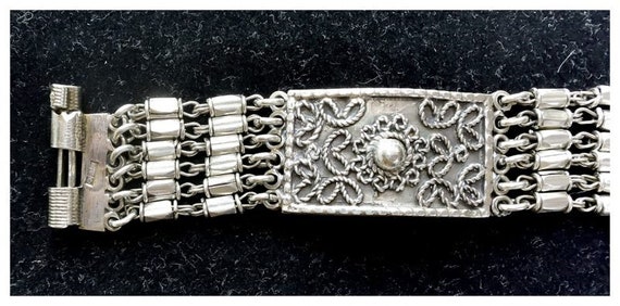 EGYPTIAN SILVER BRACELET - image 2