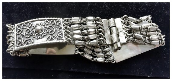 EGYPTIAN SILVER BRACELET - image 7