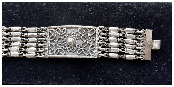 EGYPTIAN SILVER BRACELET - image 5