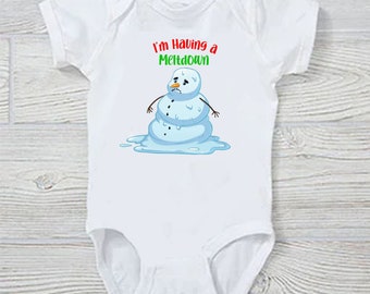 I'm Having a Meltdown Funny baby Onesie