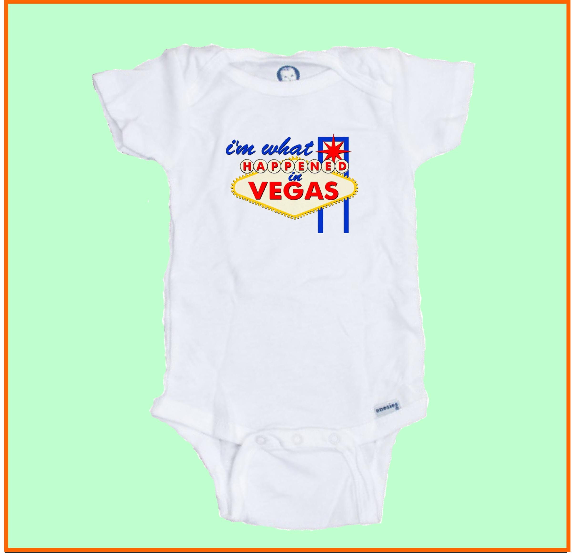 Infants' Las Vegas Aviators LAT Apparel Born in Fabulous Las Vegas Gray/Pink Blend Short Sleeve Onesie 24M