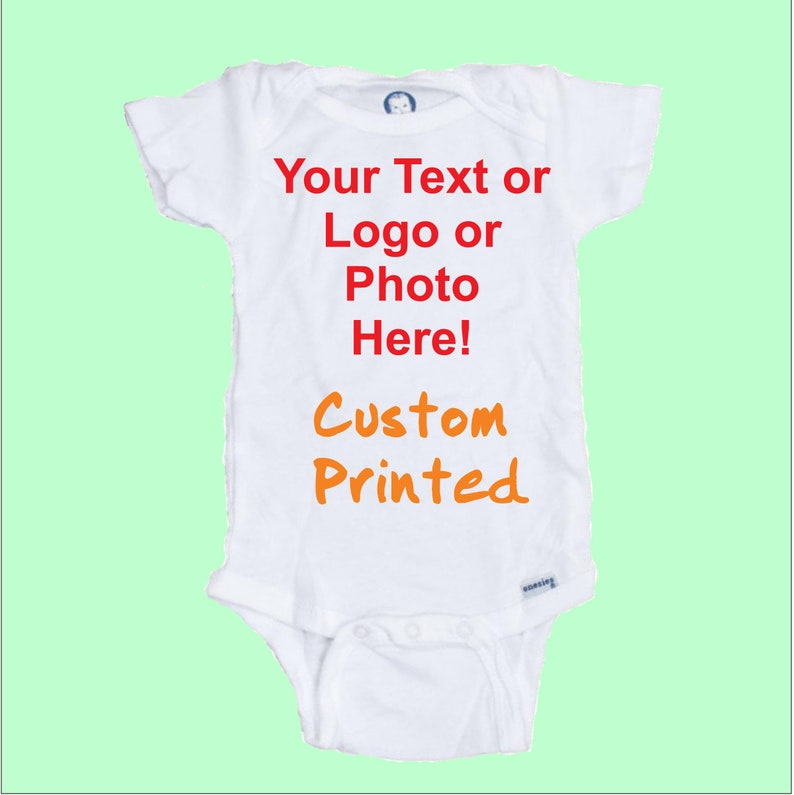 custom printed onesies