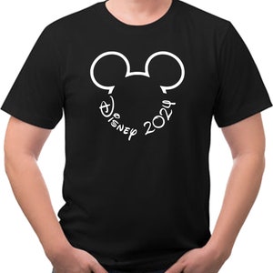 Disney 2024 Vacation Tee Shirt with Mickey ears Multiple Colors Available