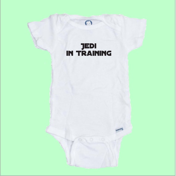 STAR WARS CUSTOM Baby Onesie Organic Gerber Onesies Unisex JEDI All sizes Custom