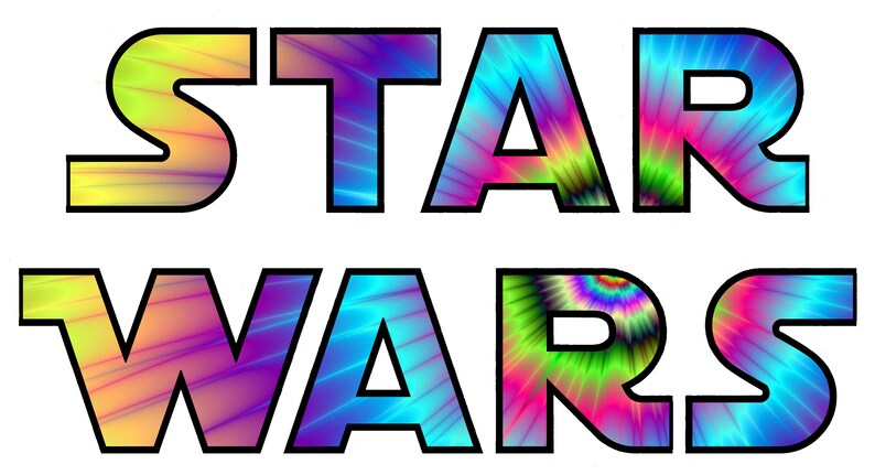 Star Wars Tye Dye Style Funny baby Onesie 100/% Organic Cotton