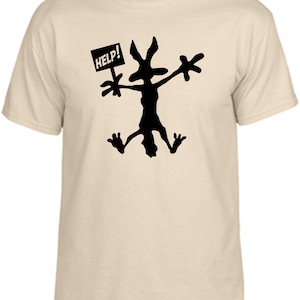 Coyote Splat Funny Tee Shirt Free Shipping