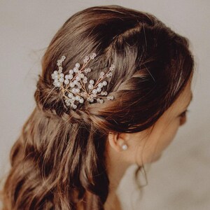 Gold bridal hairpins (2 pieces)