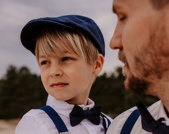 Schiebermütze Kinder Schirmmütze dunkelblau