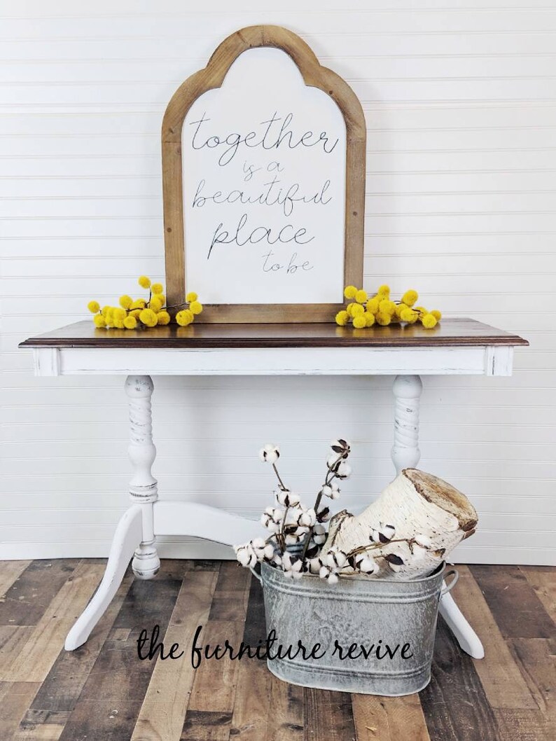 Soldoak Console Table Entryway Table Sofa Table Cottage Etsy