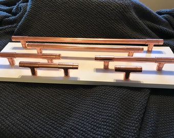 Copper Cabinet Handle. Copper Knob. Copper T Handle. Cabinet Pull. Kitchen Hardware. Knob. Pull. Drawer Handle. Copper. Duluth. Minnesota