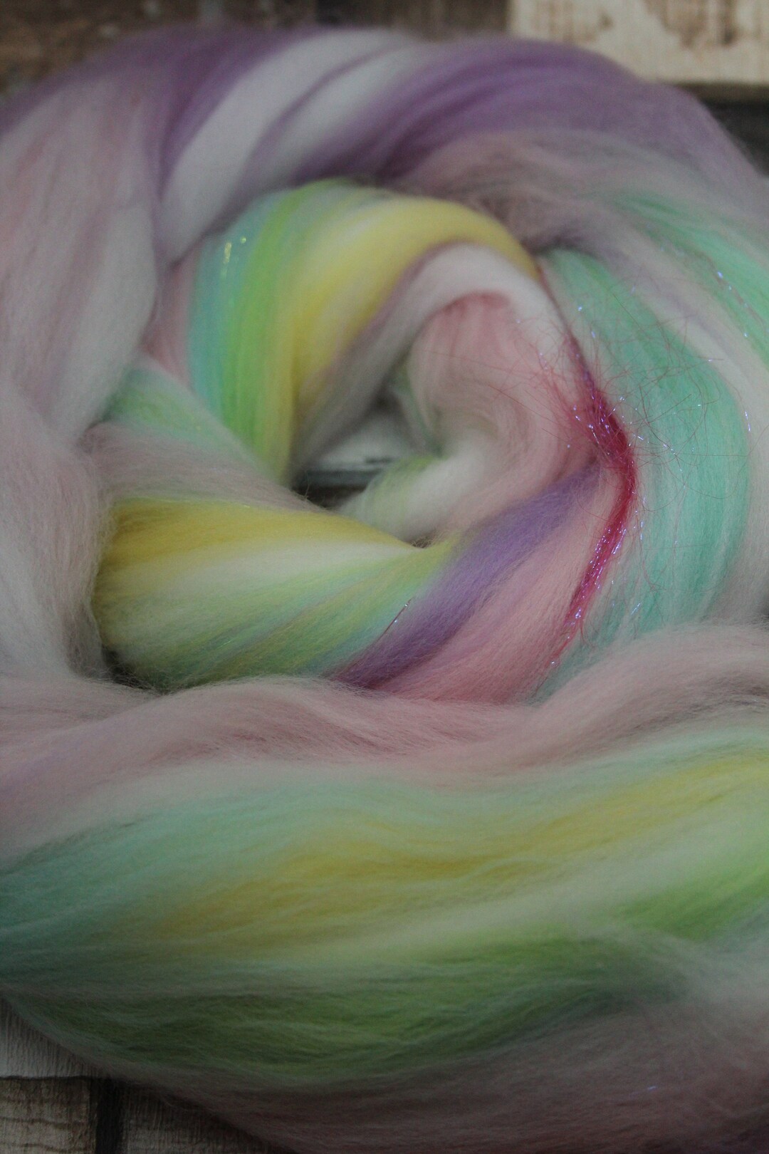 32 Grams Wool Roving, Mixed Wool, Felting Wool, Spinning Wool, Needle