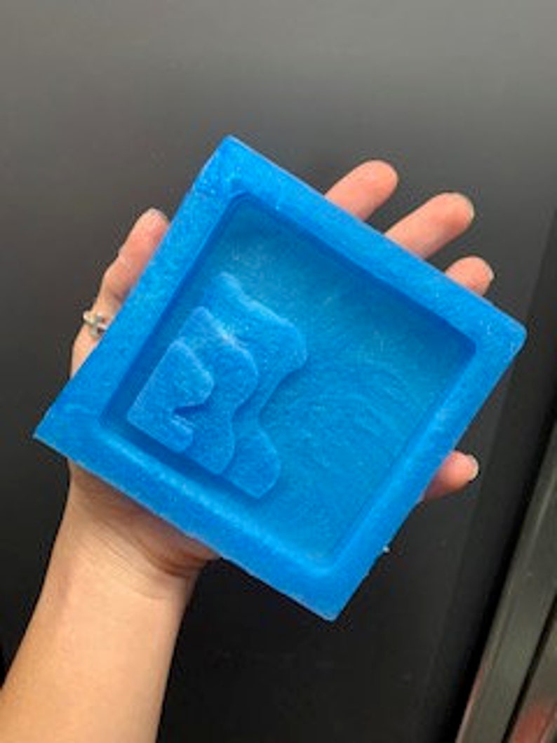 Square Deep Sea Coaster Silicone Mold Coaster Silicone Mold Etsy