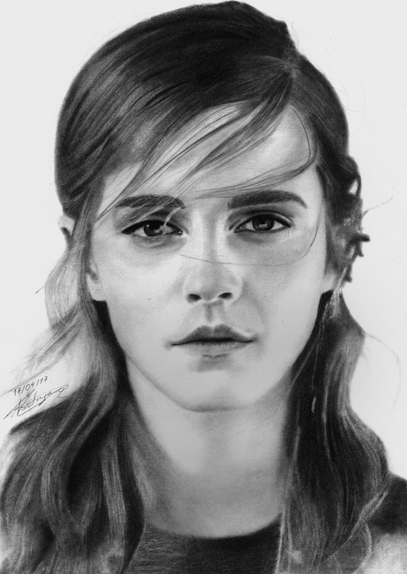 Emma Watson - caricature | Reproductions of famous paintings for your wall