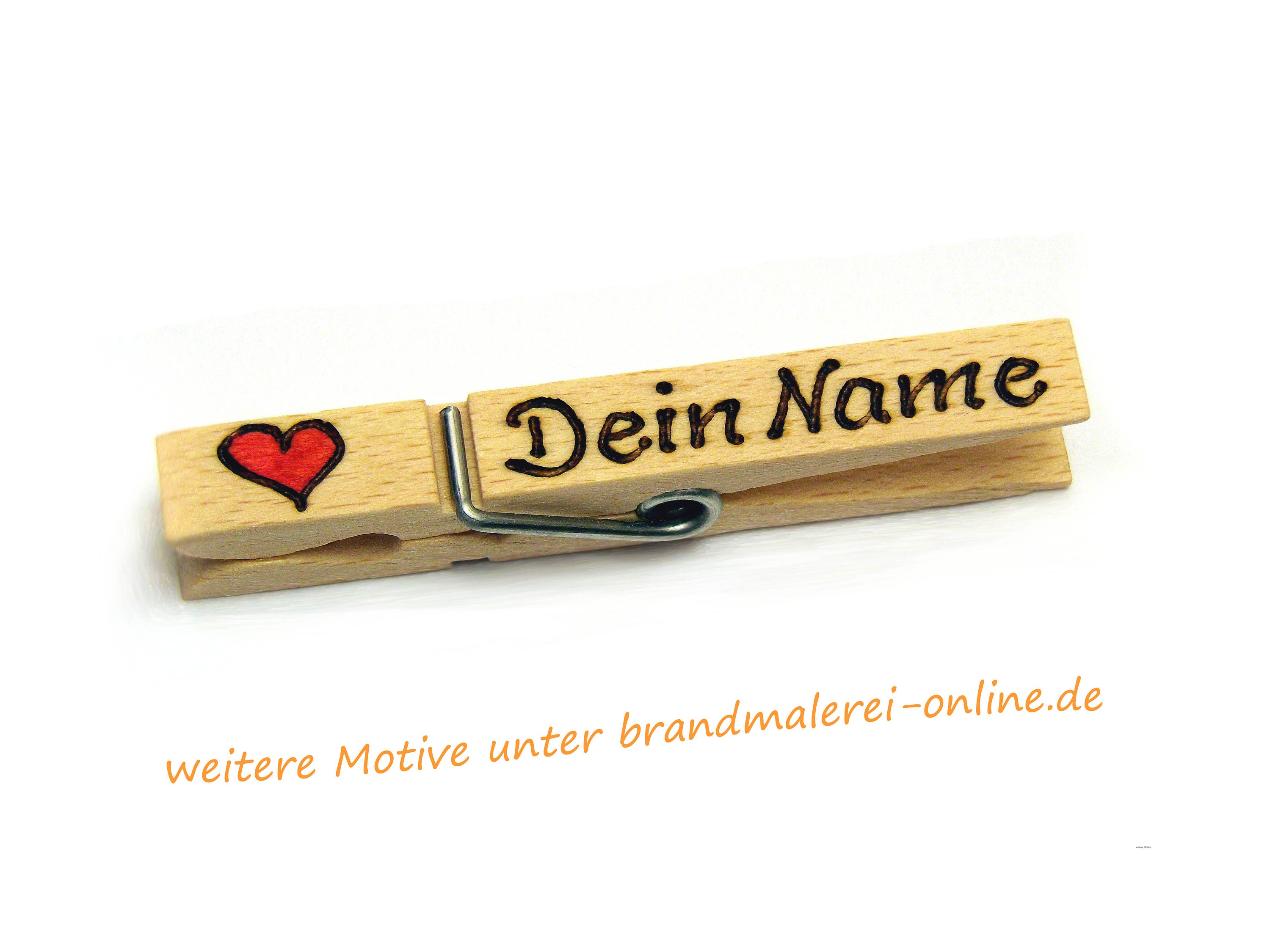Clothespin Name Tags