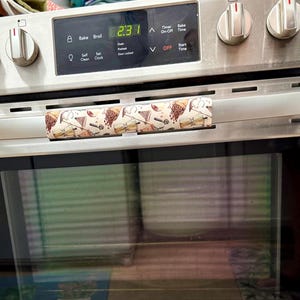 Single padded handle cover fridge/appliance padded handle cover, vintage covers, retro coffee pots, coffee makers, oven or dishwasher handle