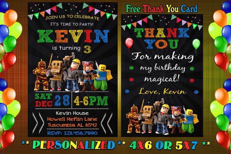 Roblox Birthday Invitation Roblox Invitation Roblox Partyroblox Inviteroblox Printable Template Roblox Game Invitation Instant Download - coco event roblox