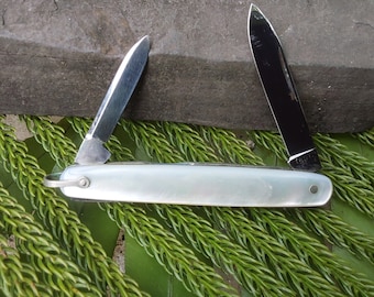 Antique Case XX Knife: 1920s Mother of Pearl Pocket Knife