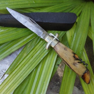 A.W. Wadsworth & Son Folding Pocket Knife - Made in Austria - Antique Circa 1905 Bartenders&#39; Knife - Wonderful Old Condition